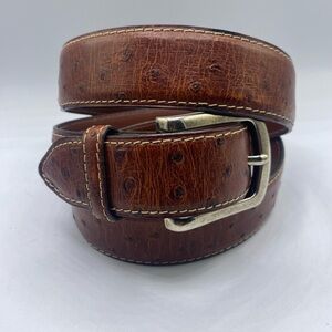 RARE Orvis Genuine Ostrich belt, Size 44